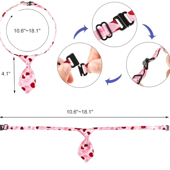 Leopard print tie and bowtie set - Picture 4 of 6